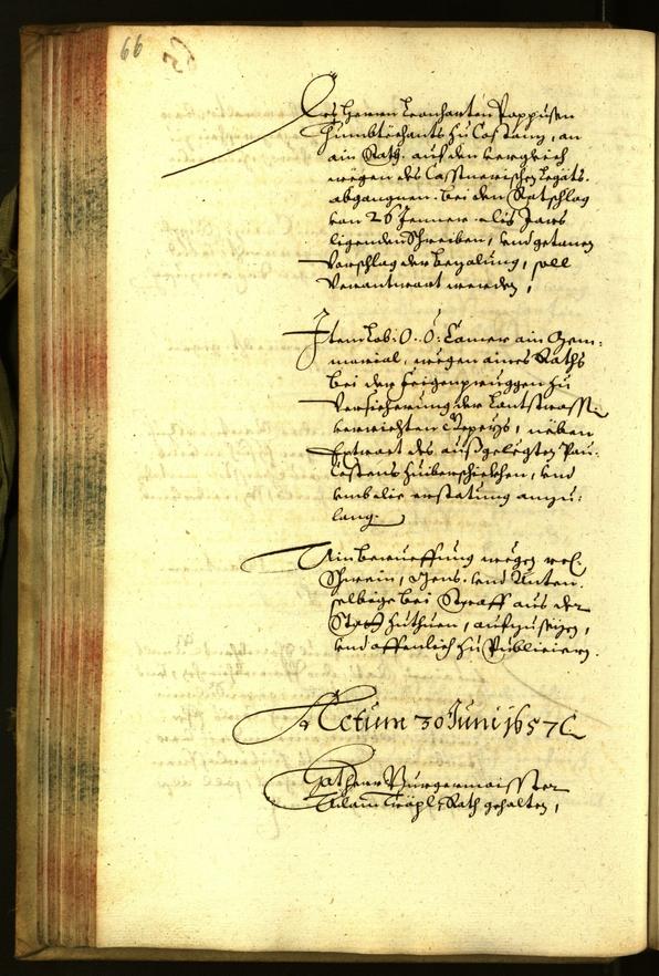 Civic Archives of Bozen-Bolzano - BOhisto Minutes of the council 1657 