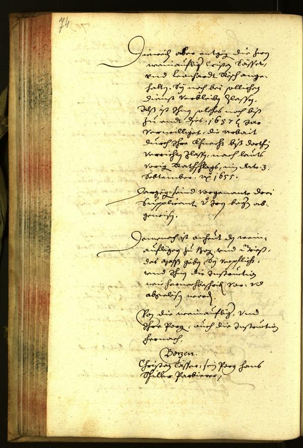 Civic Archives of Bozen-Bolzano - BOhisto Minutes of the council 1657 