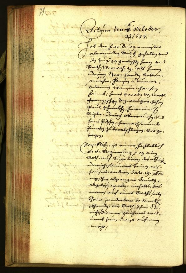 Civic Archives of Bozen-Bolzano - BOhisto Minutes of the council 1657 