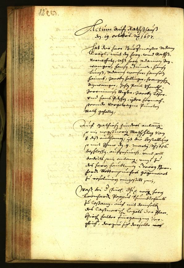 Civic Archives of Bozen-Bolzano - BOhisto Minutes of the council 1657 