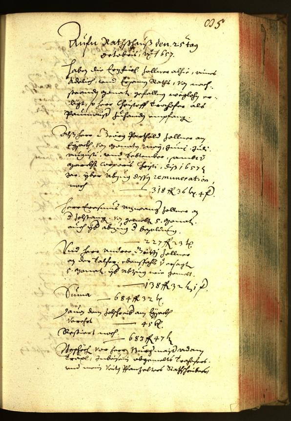 Archivio Storico della Città di Bolzano - BOhisto protocollo consiliare 1657 