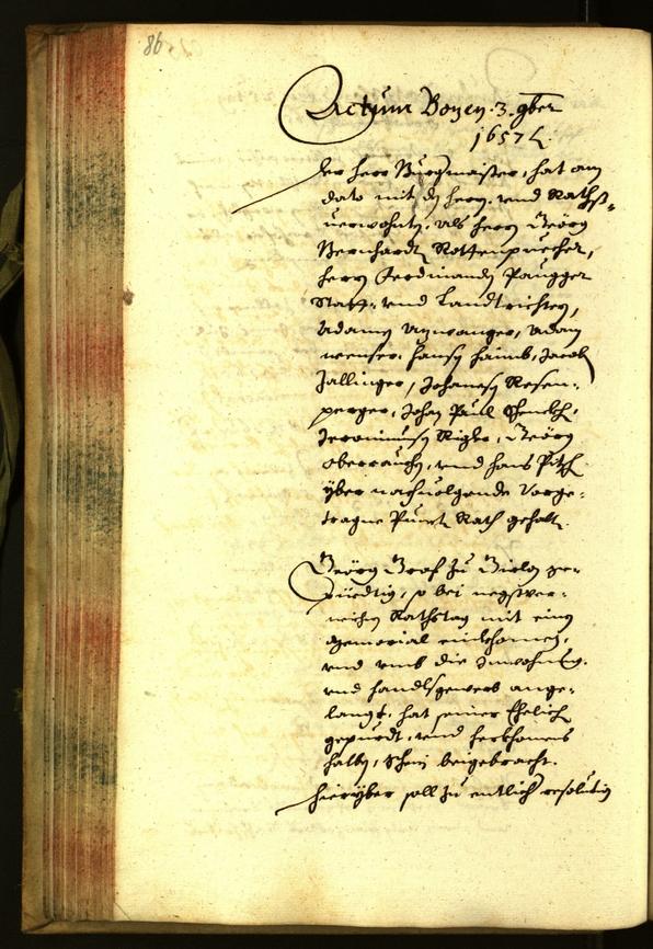 Civic Archives of Bozen-Bolzano - BOhisto Minutes of the council 1657 