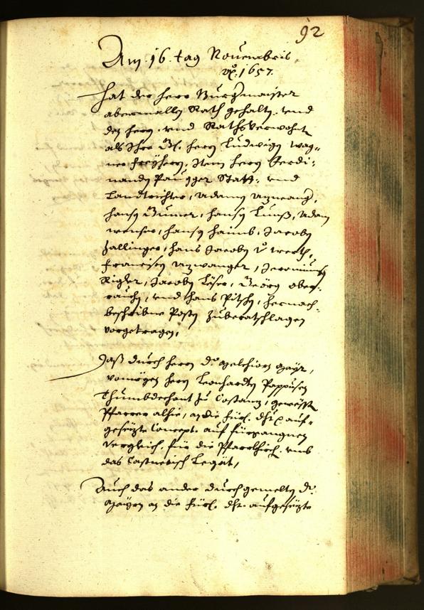 Civic Archives of Bozen-Bolzano - BOhisto Minutes of the council 1657 