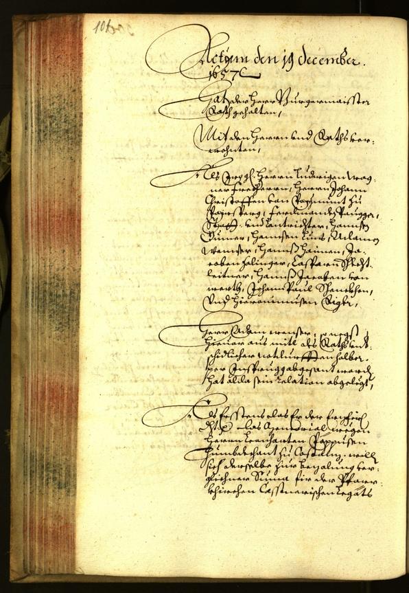 Civic Archives of Bozen-Bolzano - BOhisto Minutes of the council 1657 