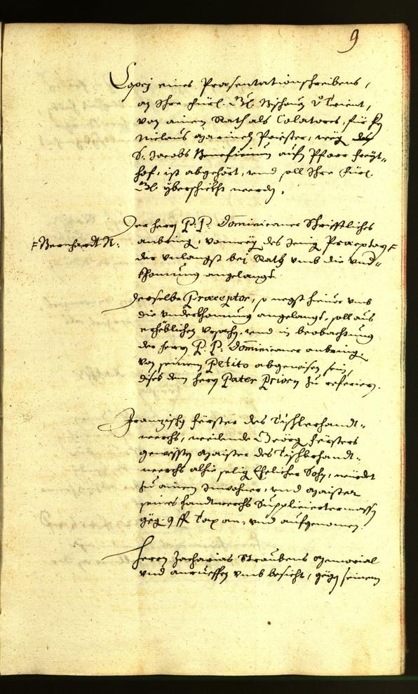 Stadtarchiv Bozen - BOhisto Ratsprotokoll 1657 