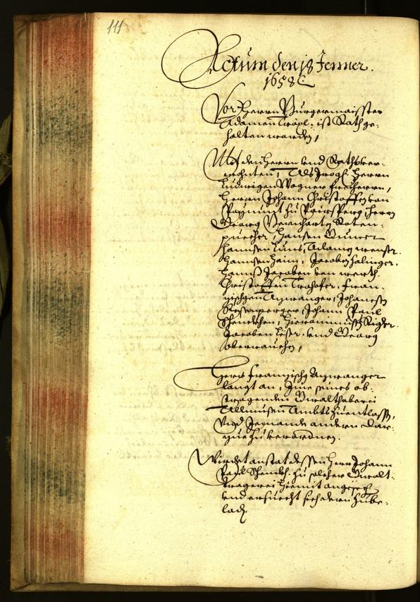 Civic Archives of Bozen-Bolzano - BOhisto Minutes of the council 1657 