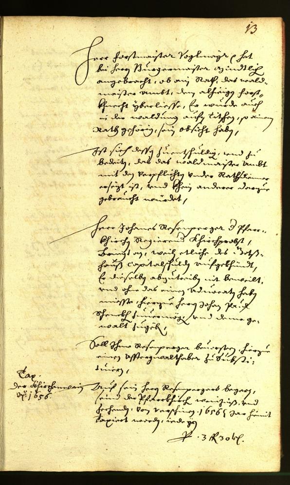 Civic Archives of Bozen-Bolzano - BOhisto Minutes of the council 1657 