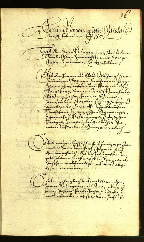 Civic Archives of Bozen-Bolzano - BOhisto Minutes of the council 1657 