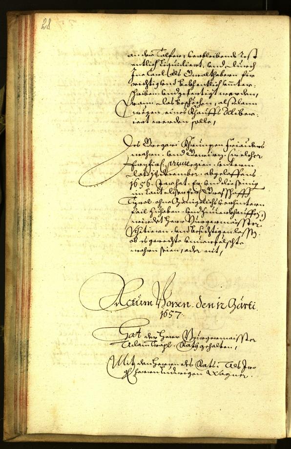 Civic Archives of Bozen-Bolzano - BOhisto Minutes of the council 1657 