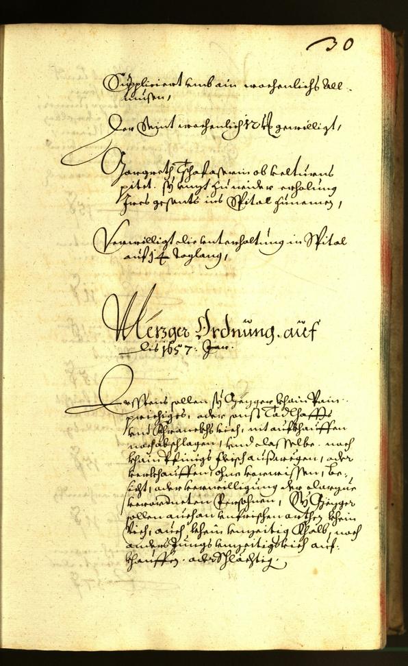 Civic Archives of Bozen-Bolzano - BOhisto Minutes of the council 1657 