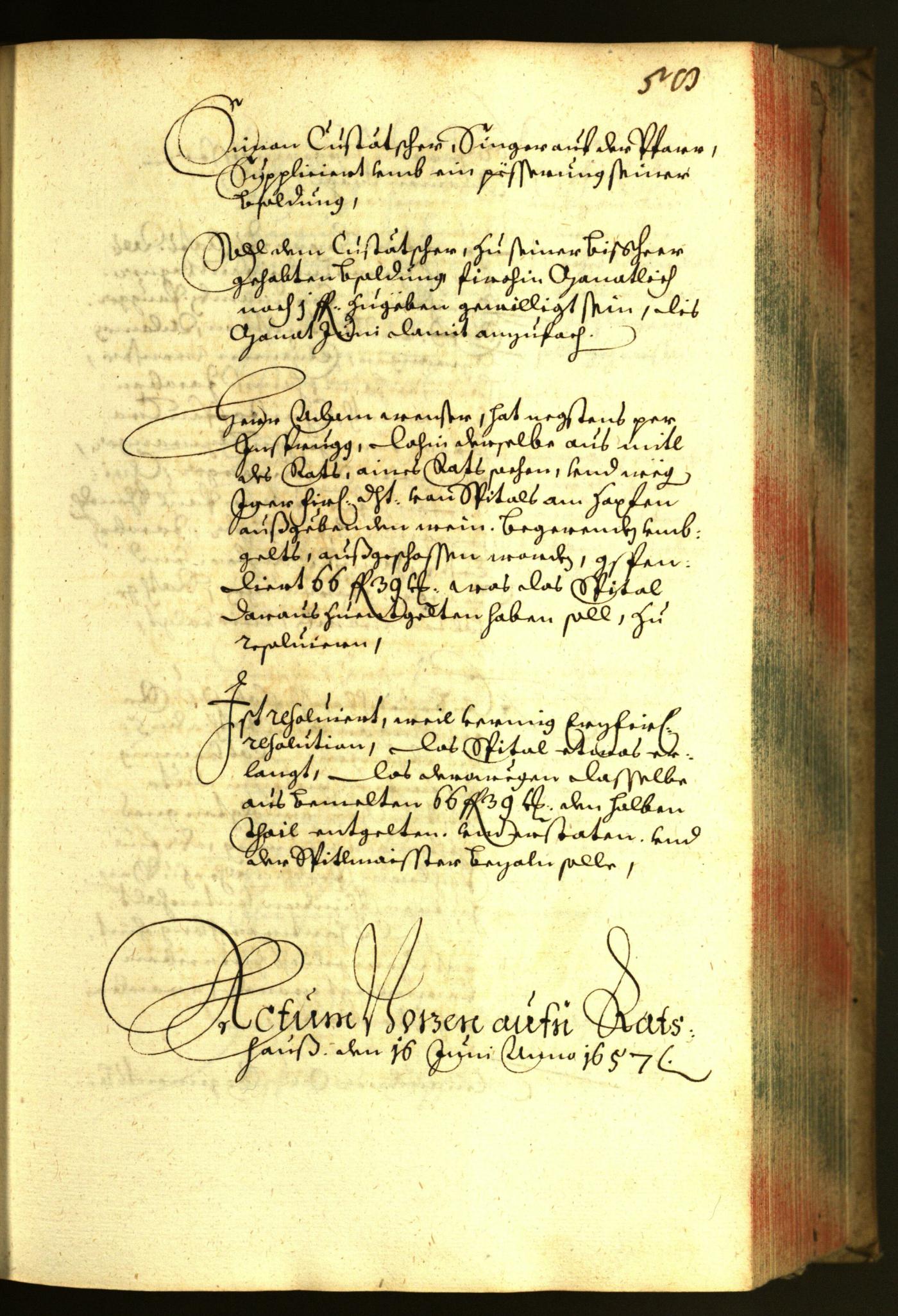 Civic Archives of Bozen-Bolzano - BOhisto Minutes of the council 1657 