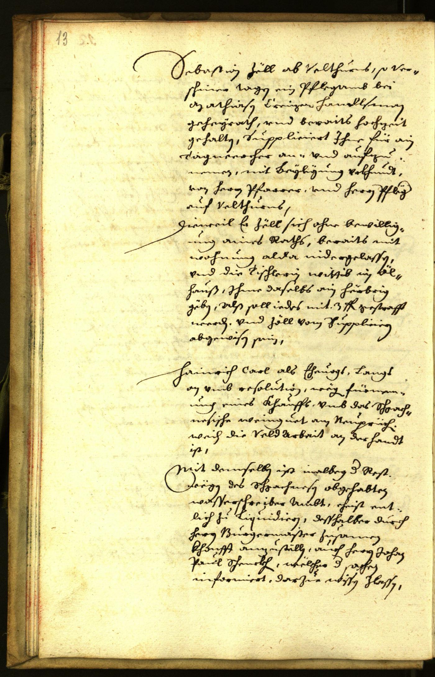 Stadtarchiv Bozen - BOhisto Ratsprotokoll 1657 