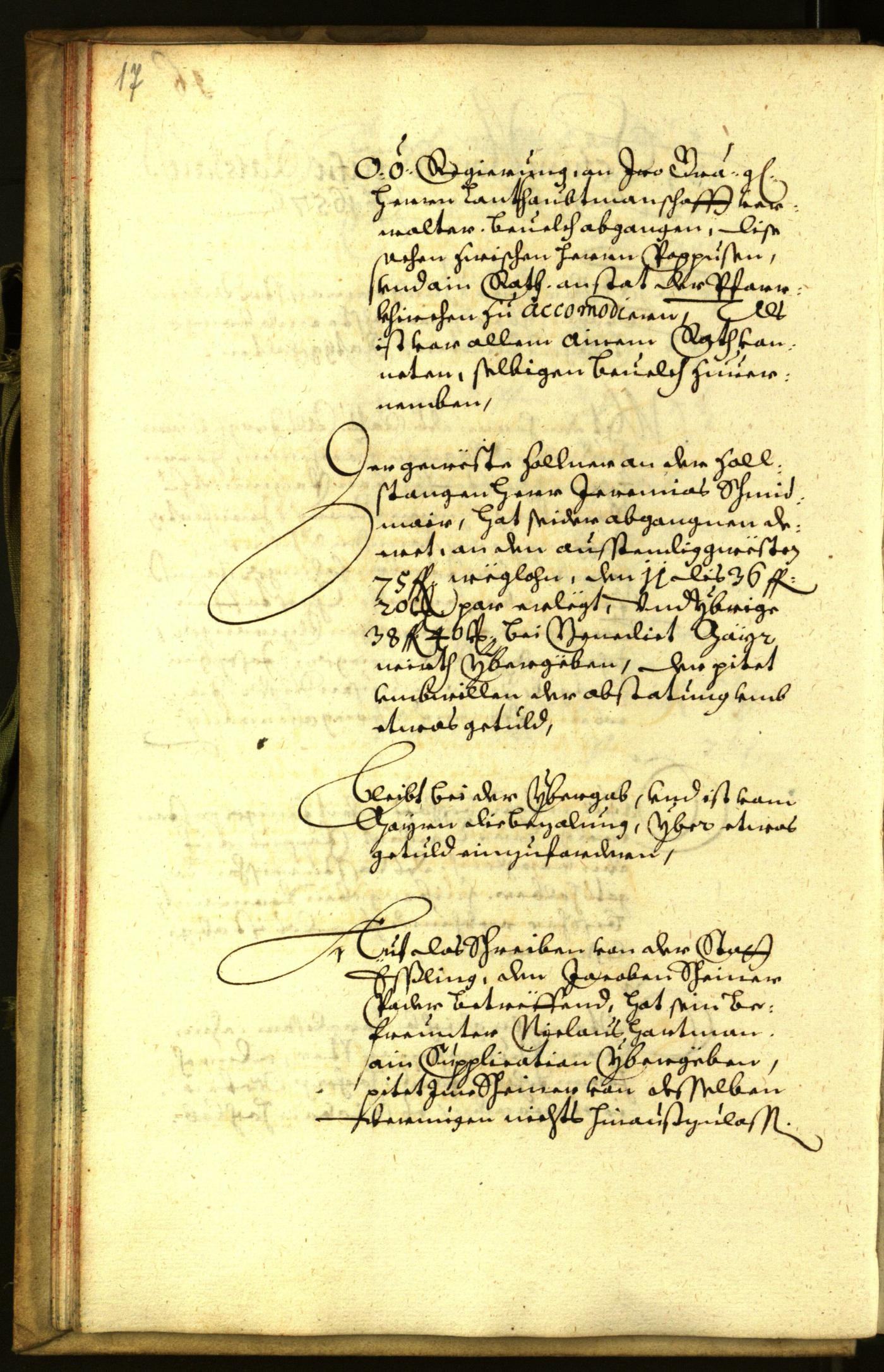 Stadtarchiv Bozen - BOhisto Ratsprotokoll 1657 