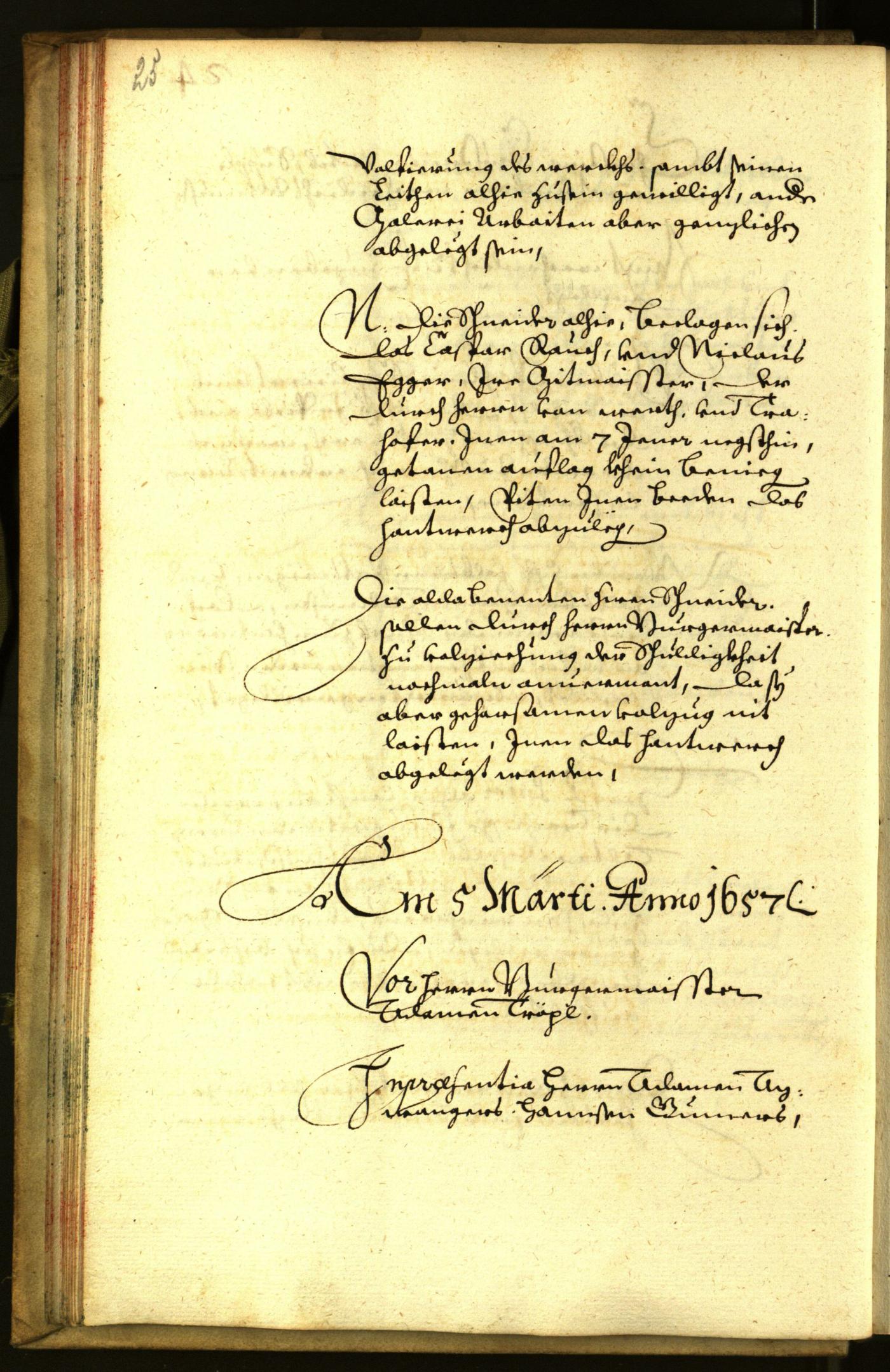 Civic Archives of Bozen-Bolzano - BOhisto Minutes of the council 1657 