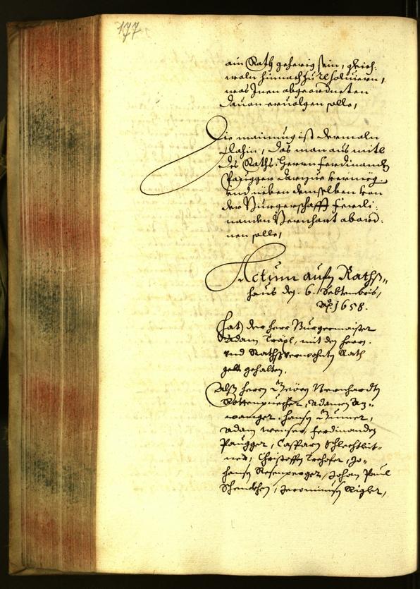 Civic Archives of Bozen-Bolzano - BOhisto Minutes of the council 1658 