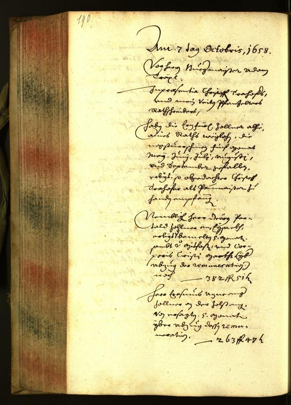 Archivio Storico della Città di Bolzano - BOhisto protocollo consiliare 1658 