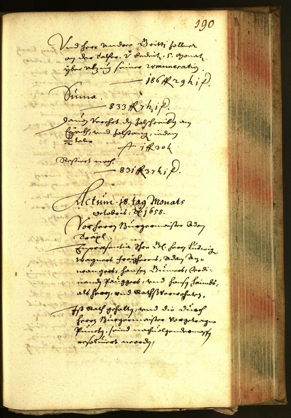 Civic Archives of Bozen-Bolzano - BOhisto Minutes of the council 1658 