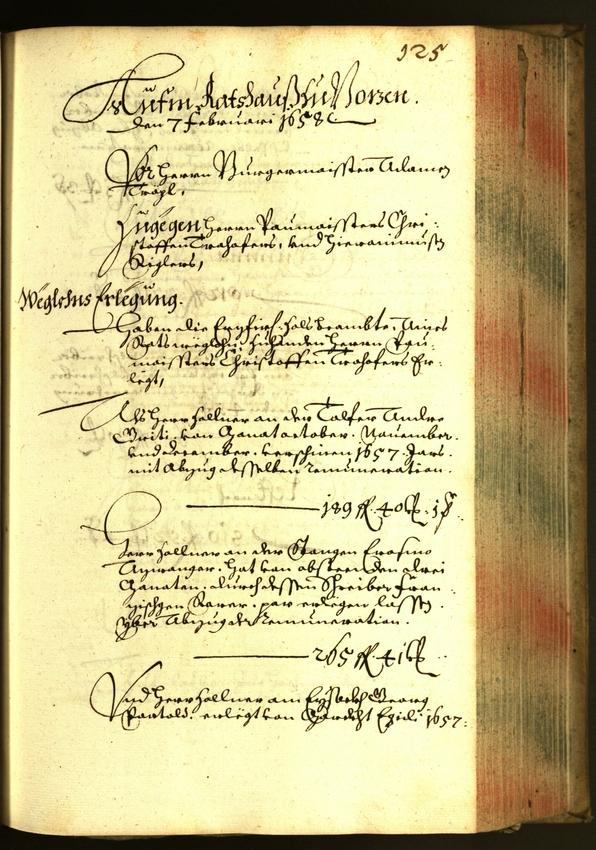 Stadtarchiv Bozen - BOhisto Ratsprotokoll 1658 