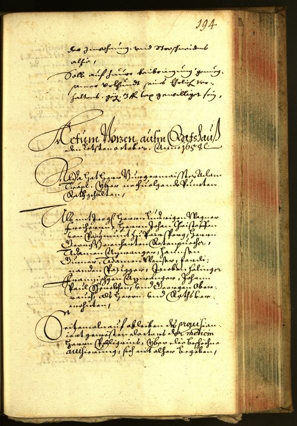 Civic Archives of Bozen-Bolzano - BOhisto Minutes of the council 1658 