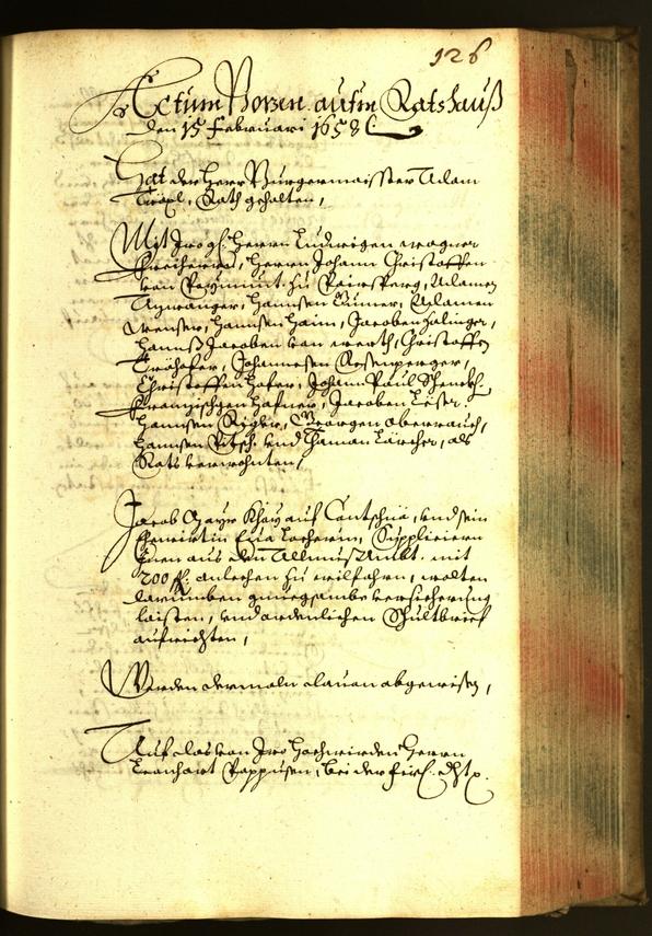 Civic Archives of Bozen-Bolzano - BOhisto Minutes of the council 1658 