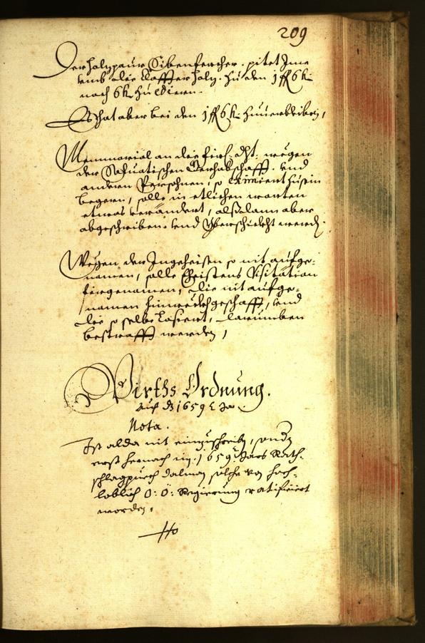 Stadtarchiv Bozen - BOhisto Ratsprotokoll 1658 