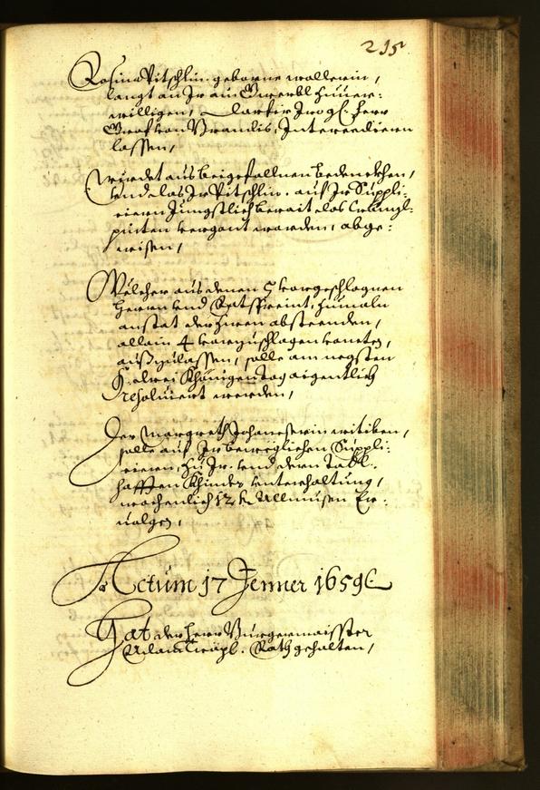 Civic Archives of Bozen-Bolzano - BOhisto Minutes of the council 1658 