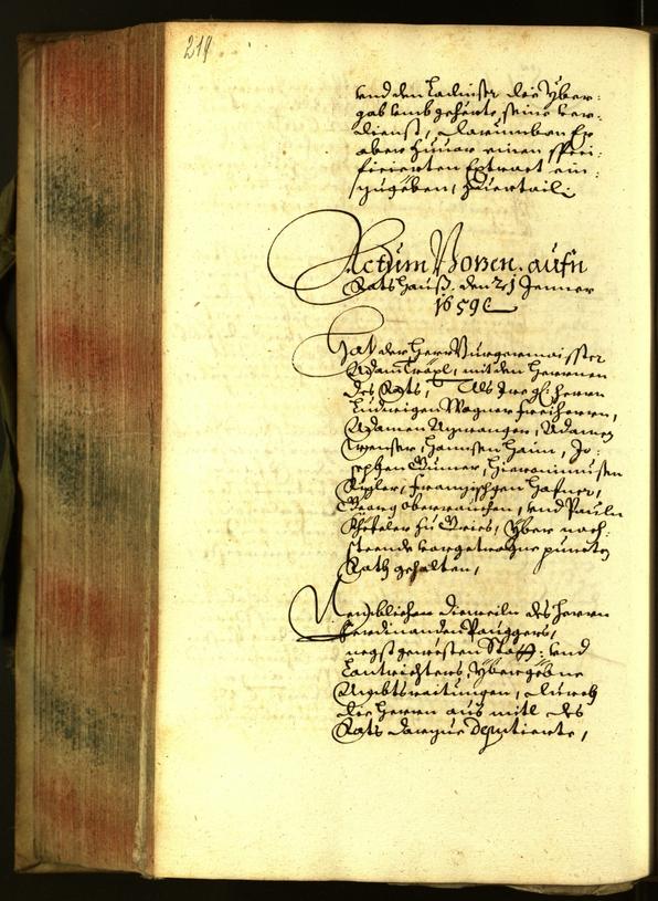 Civic Archives of Bozen-Bolzano - BOhisto Minutes of the council 1658 