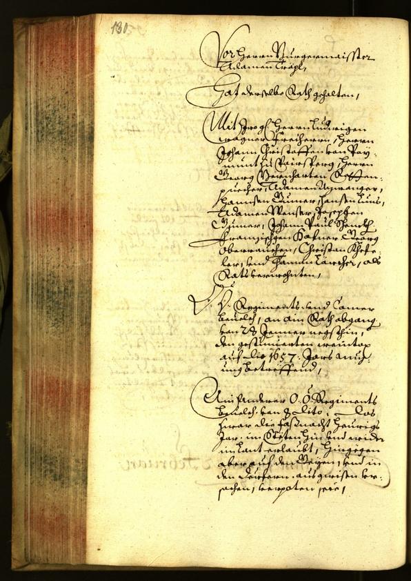 Civic Archives of Bozen-Bolzano - BOhisto Minutes of the council 1658 