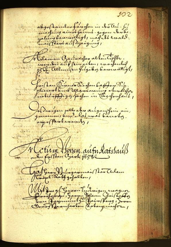 Civic Archives of Bozen-Bolzano - BOhisto Minutes of the council 1658 