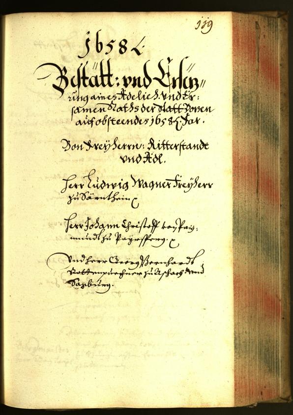 Archivio Storico della Città di Bolzano - BOhisto protocollo consiliare 1658 