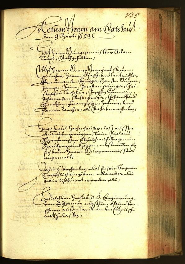 Civic Archives of Bozen-Bolzano - BOhisto Minutes of the council 1658 