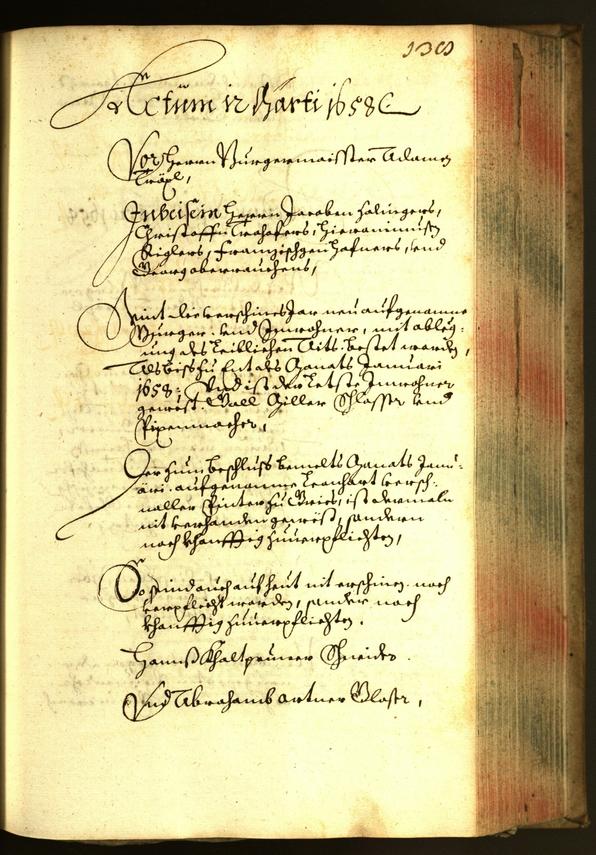 Archivio Storico della Città di Bolzano - BOhisto protocollo consiliare 1658 
