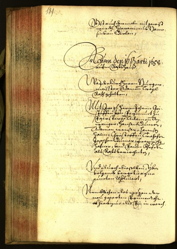 Civic Archives of Bozen-Bolzano - BOhisto Minutes of the council 1658 