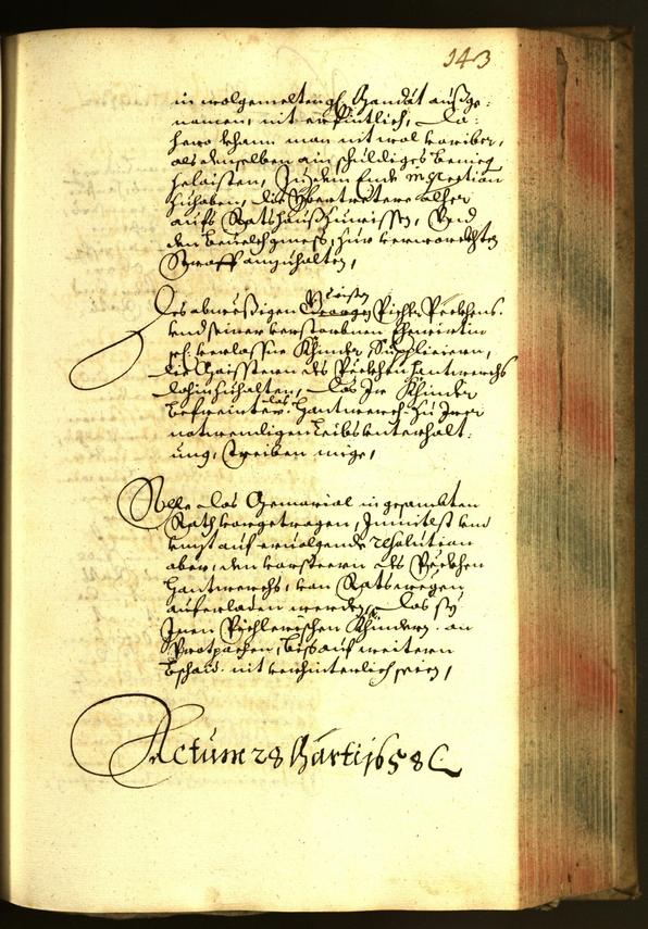 Stadtarchiv Bozen - BOhisto Ratsprotokoll 1658 