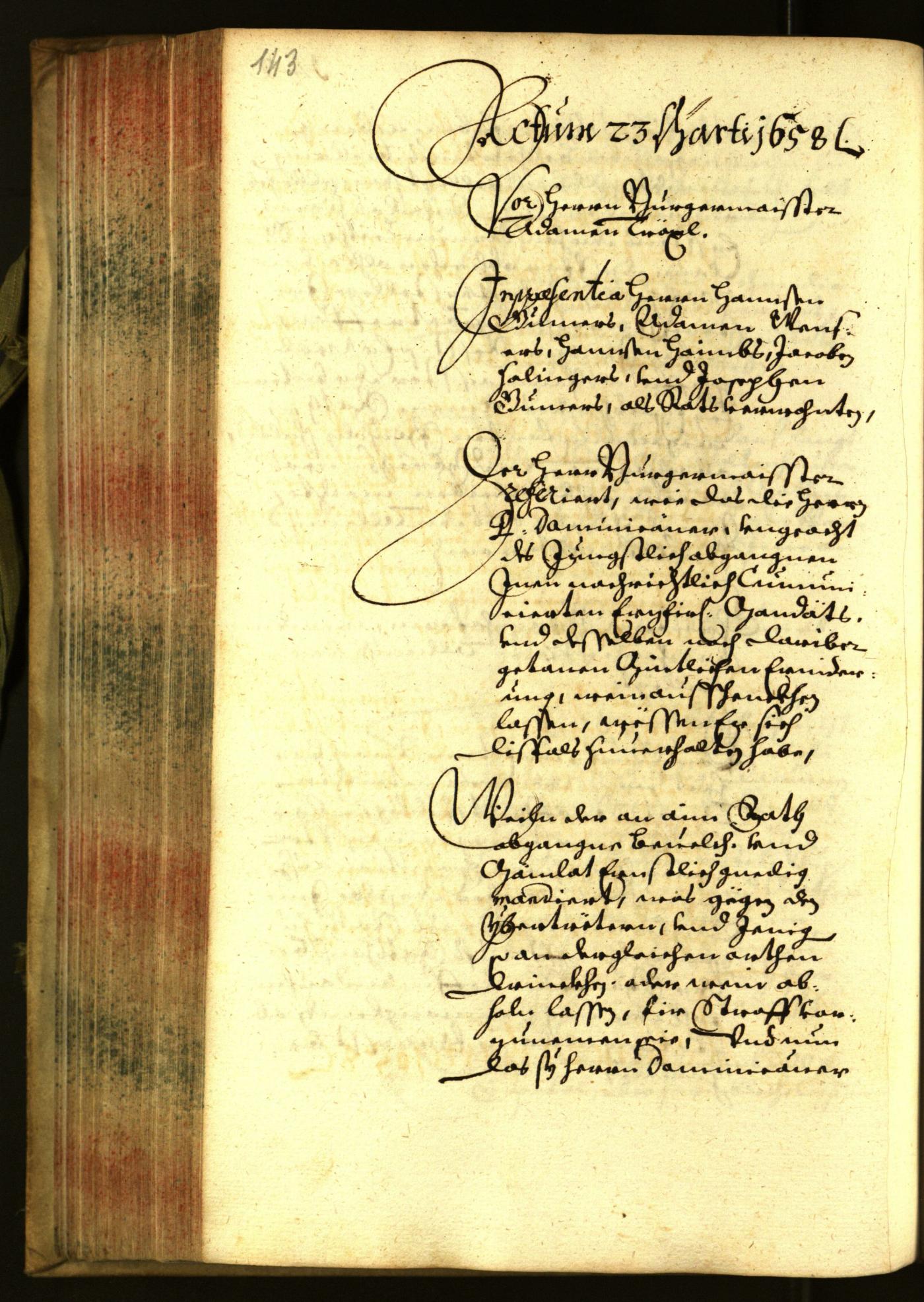 Civic Archives of Bozen-Bolzano - BOhisto Minutes of the council 1658 