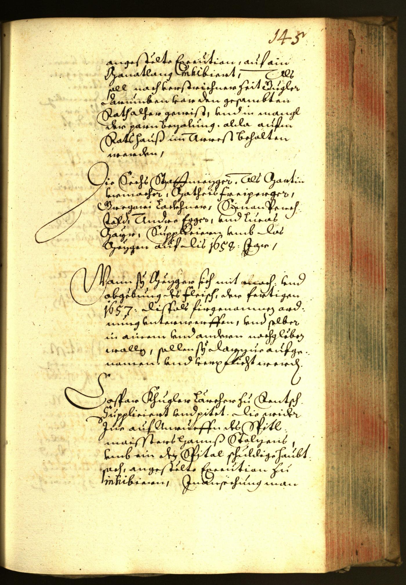 Stadtarchiv Bozen - BOhisto Ratsprotokoll 1658 