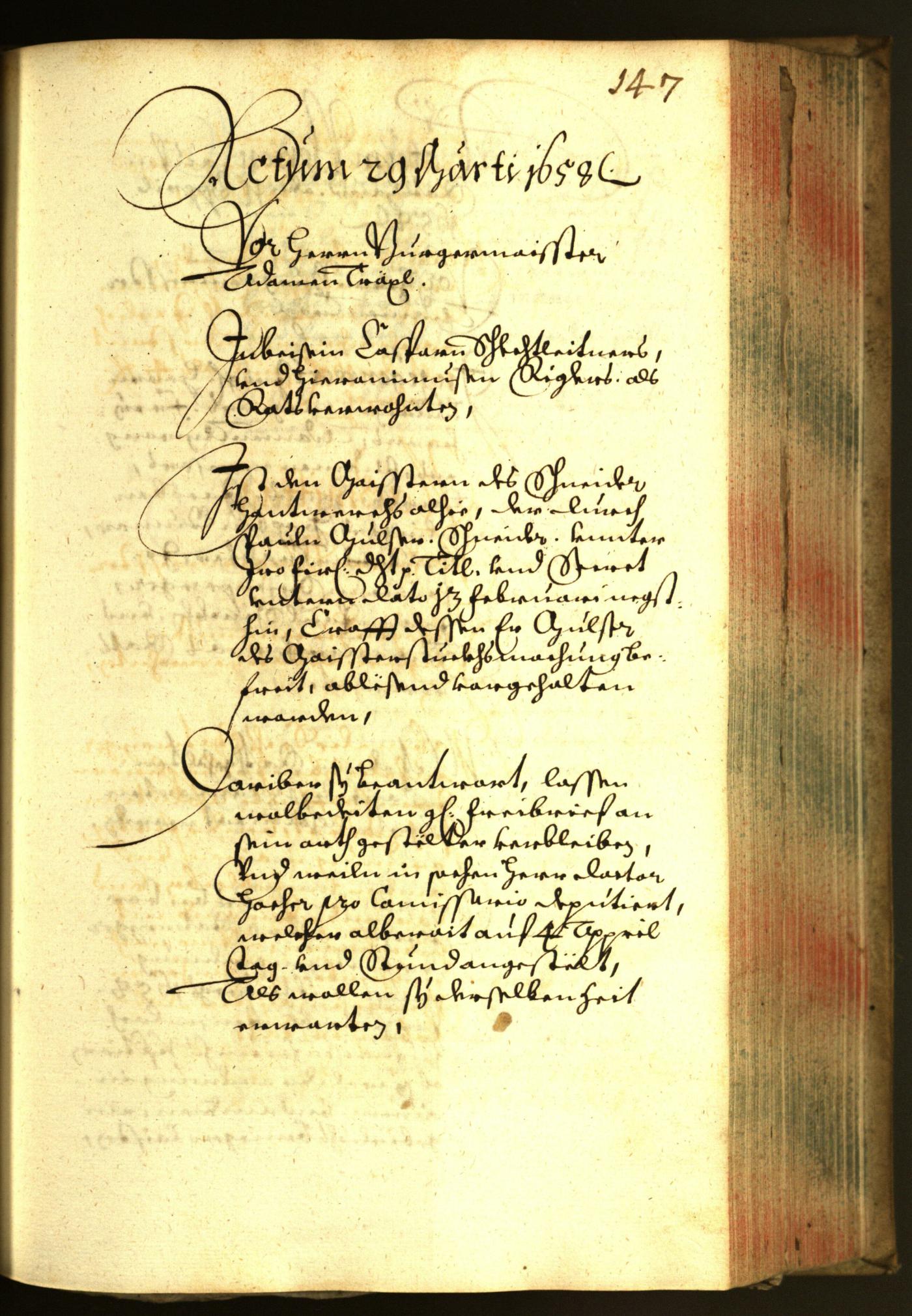 Civic Archives of Bozen-Bolzano - BOhisto Minutes of the council 1658 