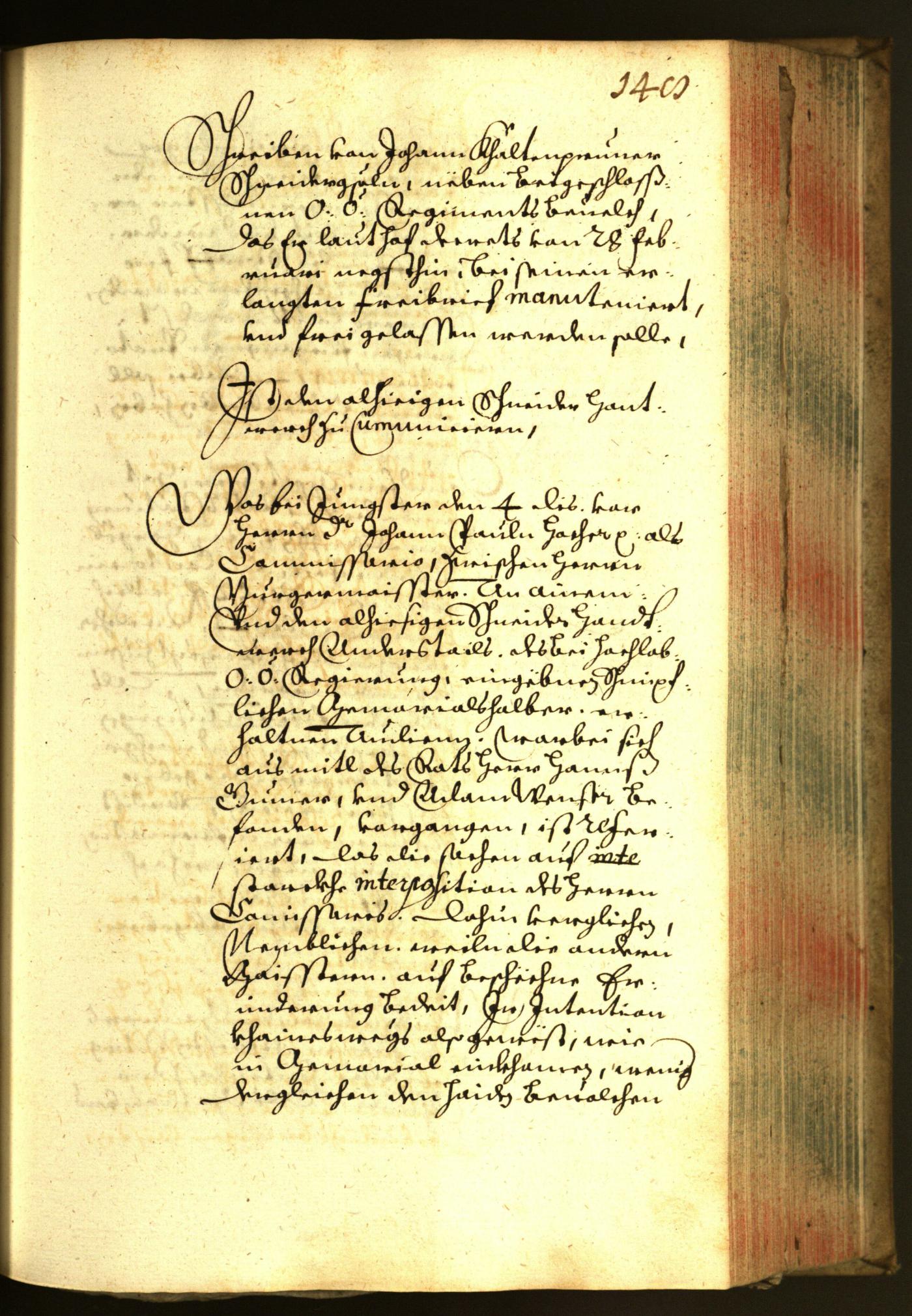 Stadtarchiv Bozen - BOhisto Ratsprotokoll 1658 