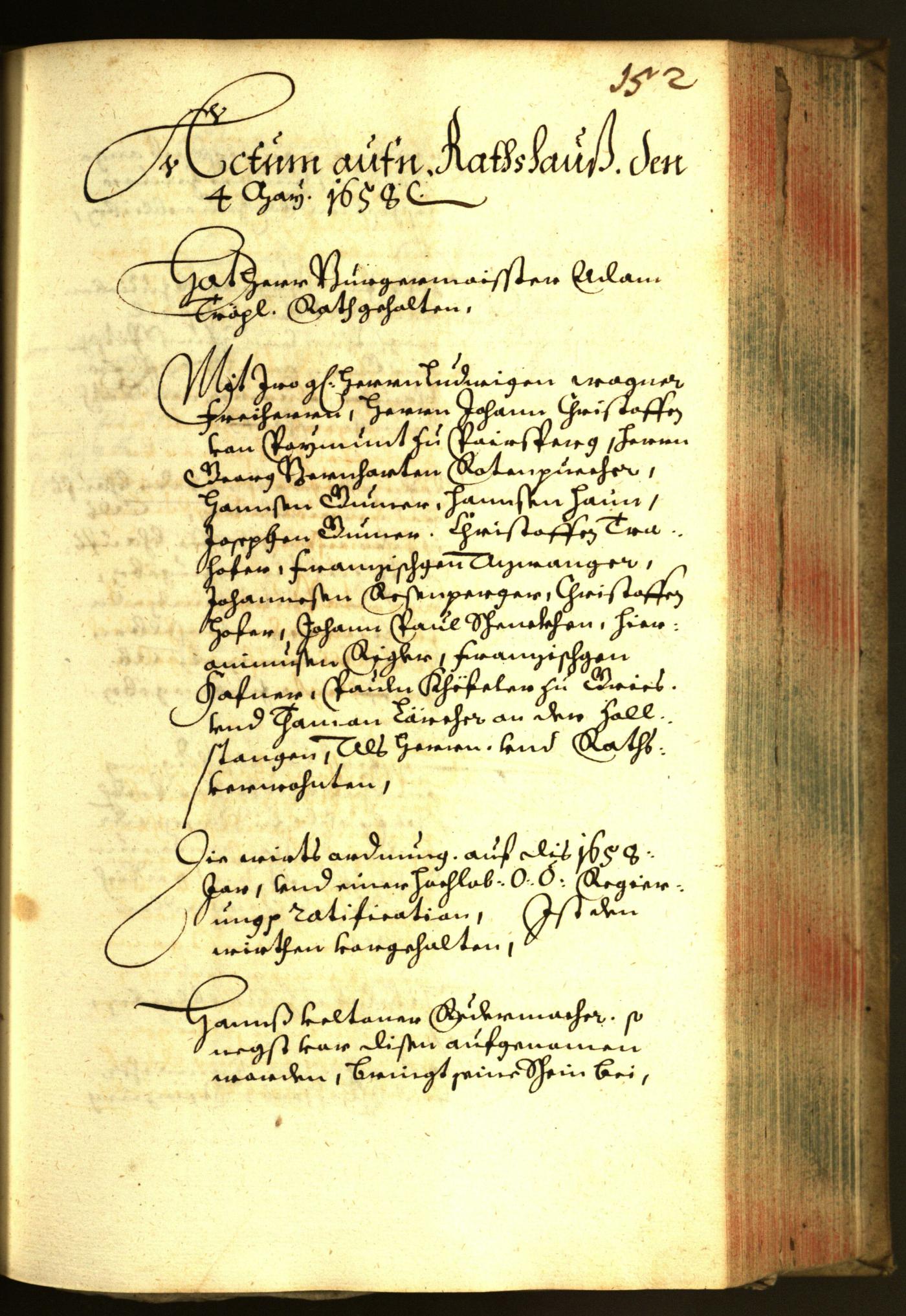 Civic Archives of Bozen-Bolzano - BOhisto Minutes of the council 1658 