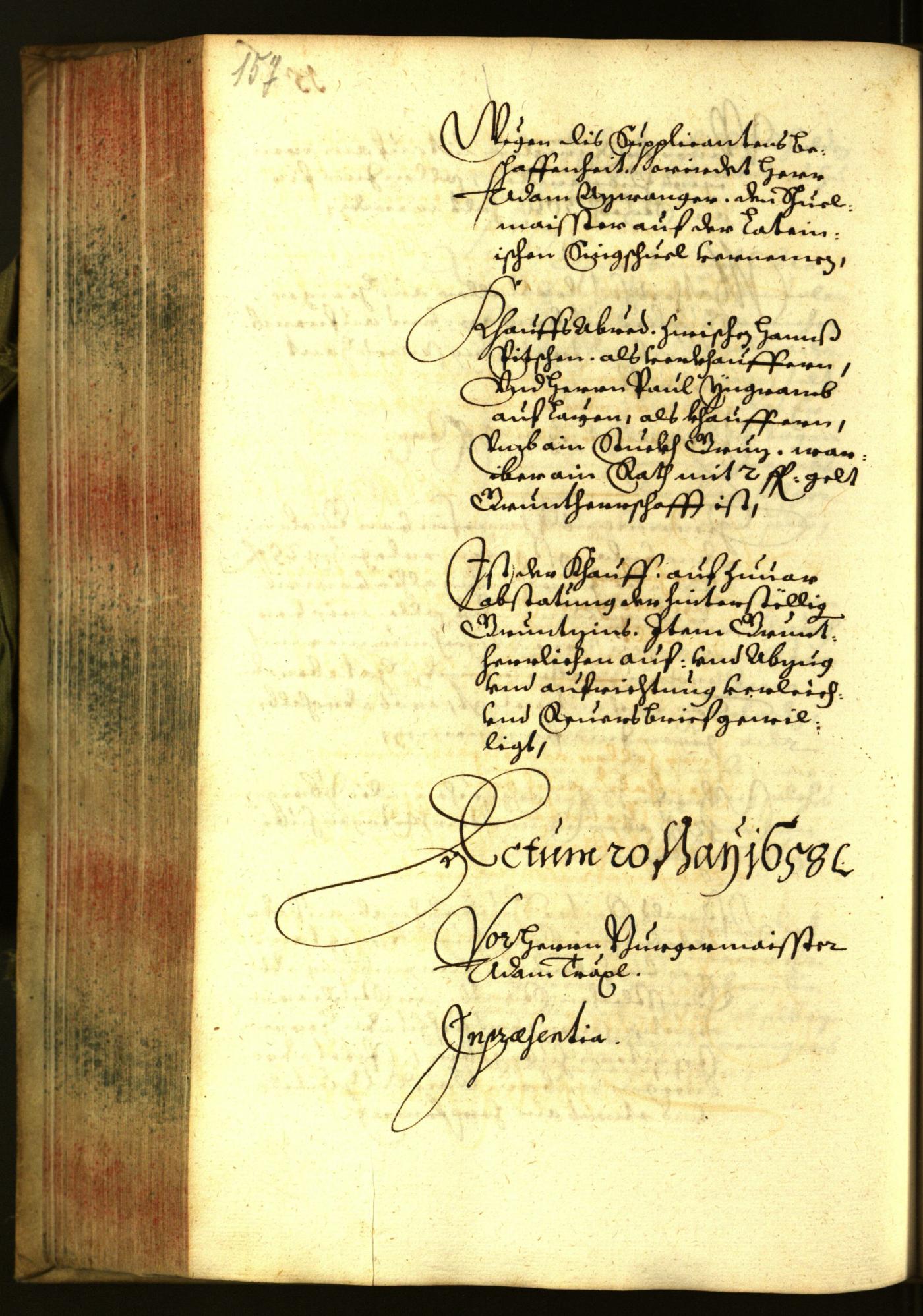 Civic Archives of Bozen-Bolzano - BOhisto Minutes of the council 1658 