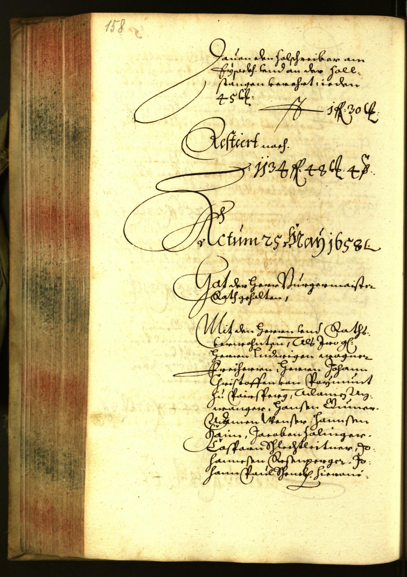 Civic Archives of Bozen-Bolzano - BOhisto Minutes of the council 1658 