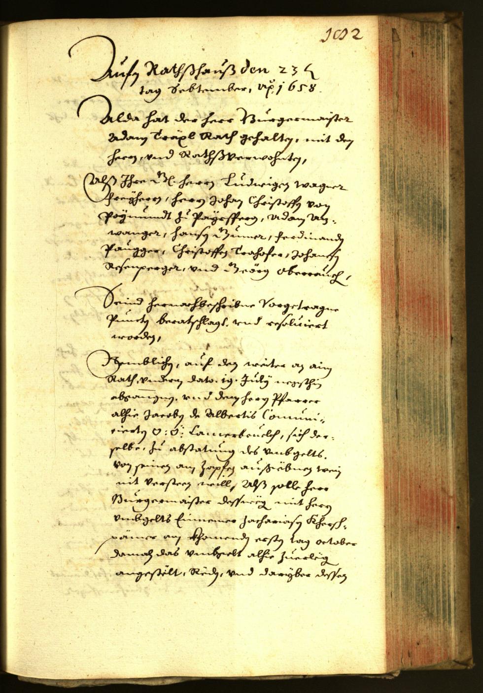 Civic Archives of Bozen-Bolzano - BOhisto Minutes of the council 1658 