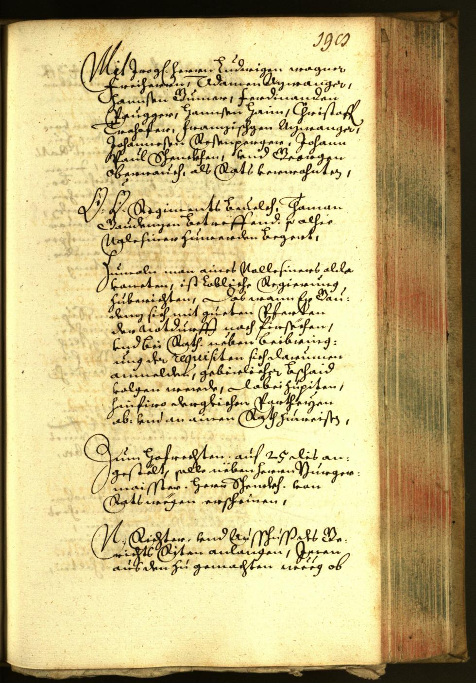 Stadtarchiv Bozen - BOhisto Ratsprotokoll 1658 