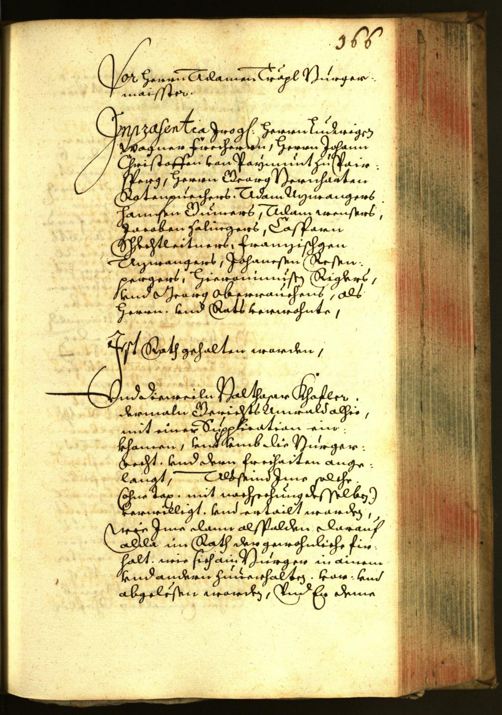 Stadtarchiv Bozen - BOhisto Ratsprotokoll 1658 