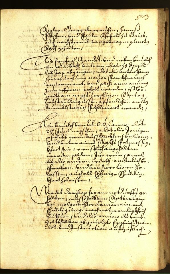 Stadtarchiv Bozen - BOhisto Ratsprotokoll 1659 