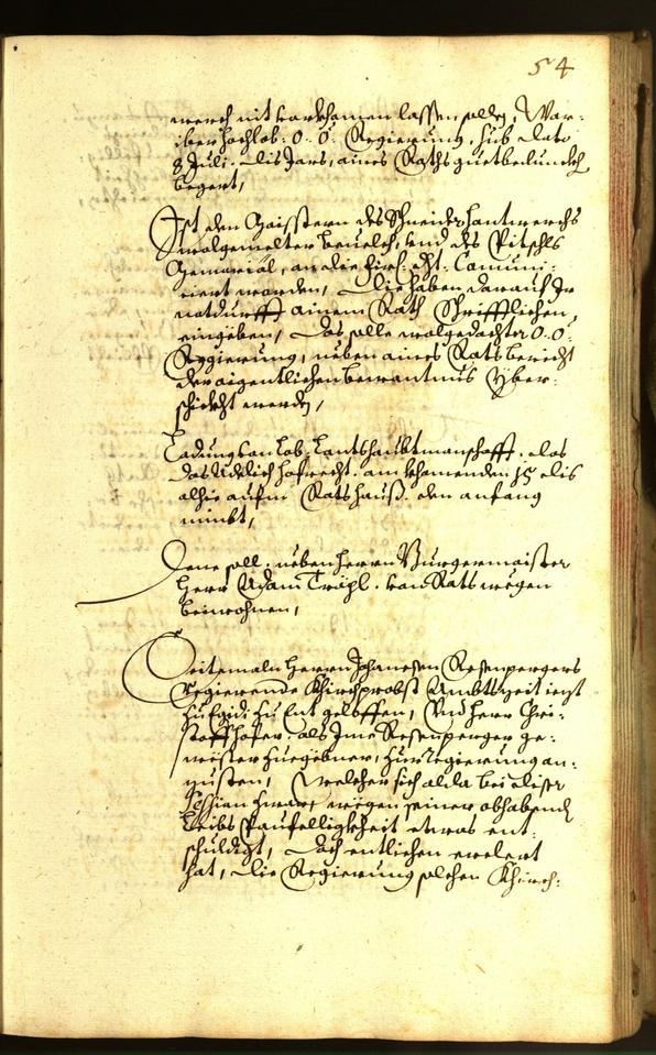 Stadtarchiv Bozen - BOhisto Ratsprotokoll 1659 