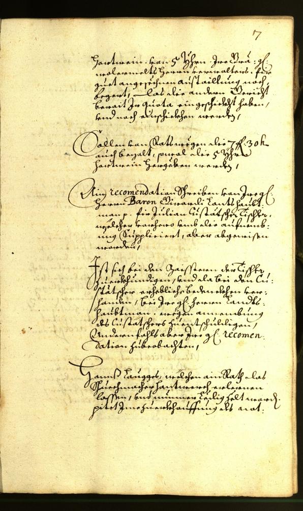 Stadtarchiv Bozen - BOhisto Ratsprotokoll 1659 