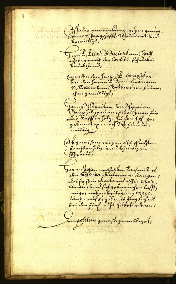 Stadtarchiv Bozen - BOhisto Ratsprotokoll 1659 