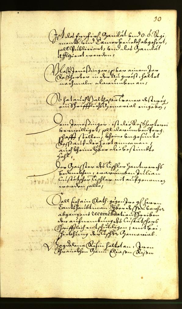 Stadtarchiv Bozen - BOhisto Ratsprotokoll 1659 