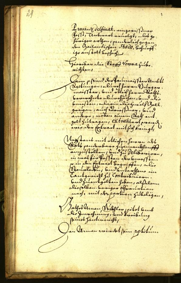 Civic Archives of Bozen-Bolzano - BOhisto Minutes of the council 1659 